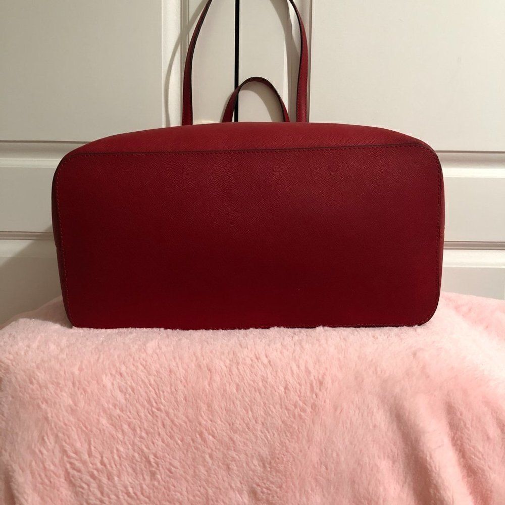 Michael Kors Jet Set Medium Tote Bag Red‎ - Picture 7 of 16